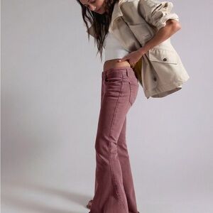 We The Free Mauve Flare Jeans